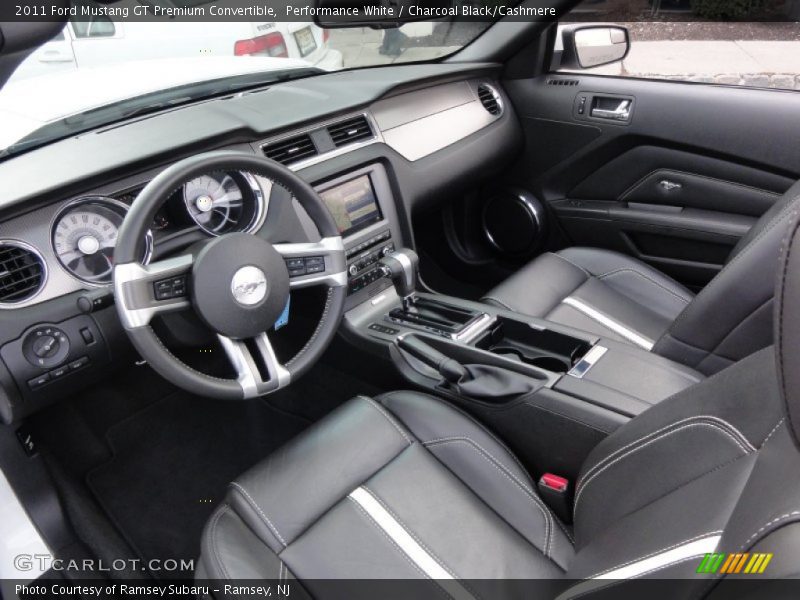 Charcoal Black/Cashmere Interior - 2011 Mustang GT Premium Convertible 