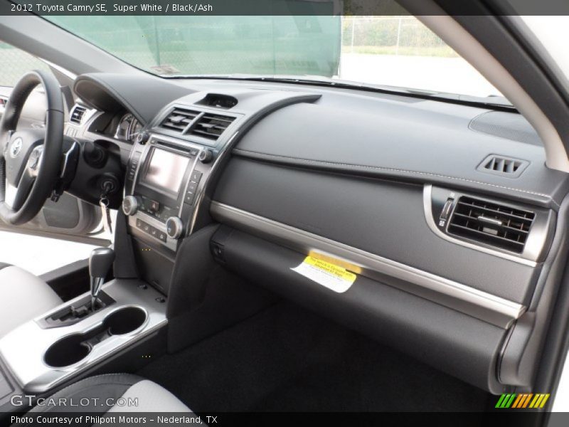 Dashboard of 2012 Camry SE