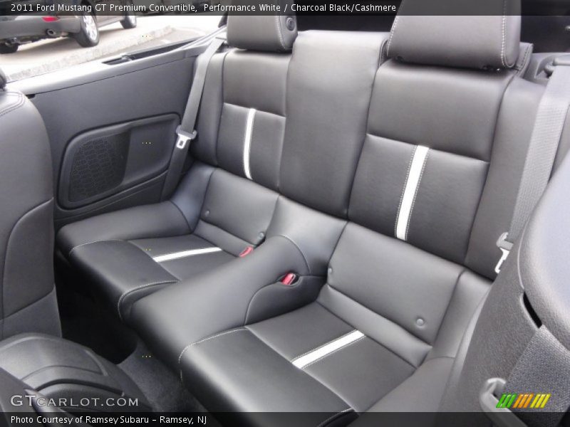 Rear Seat of 2011 Mustang GT Premium Convertible