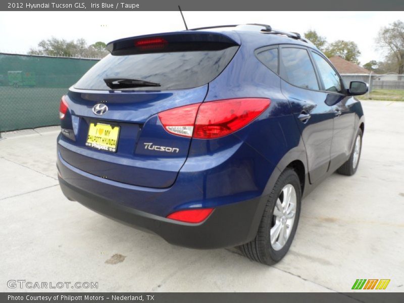 Iris Blue / Taupe 2012 Hyundai Tucson GLS