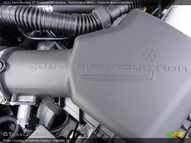 Performance White / Charcoal Black/Cashmere 2011 Ford Mustang GT Premium Convertible