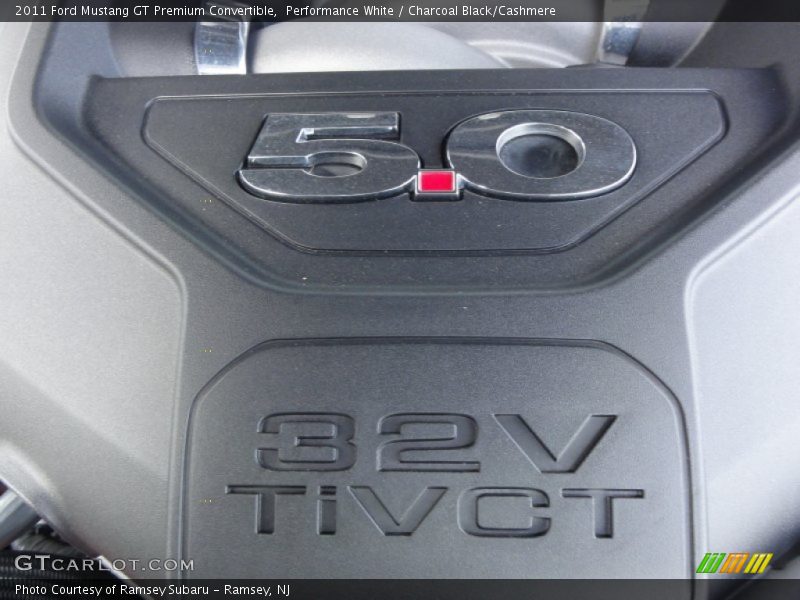 Performance White / Charcoal Black/Cashmere 2011 Ford Mustang GT Premium Convertible