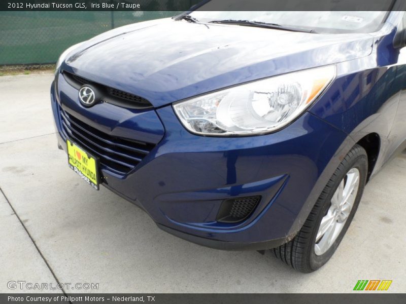 Iris Blue / Taupe 2012 Hyundai Tucson GLS