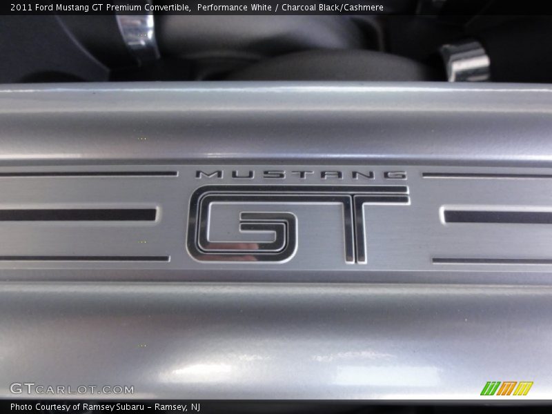Performance White / Charcoal Black/Cashmere 2011 Ford Mustang GT Premium Convertible