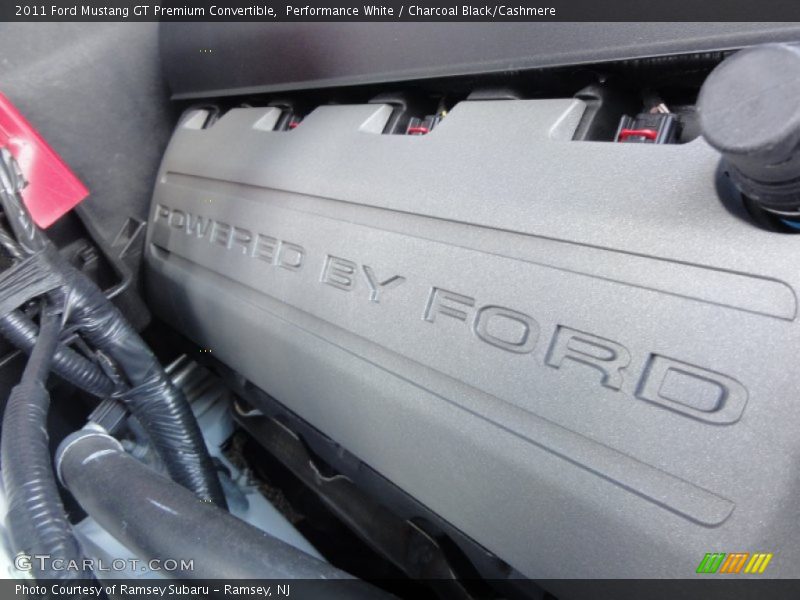 Performance White / Charcoal Black/Cashmere 2011 Ford Mustang GT Premium Convertible