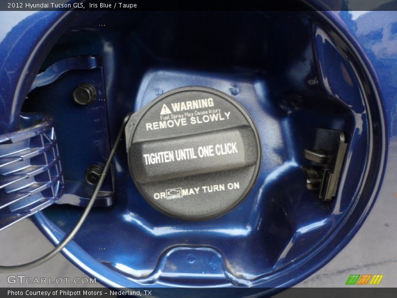 Iris Blue / Taupe 2012 Hyundai Tucson GLS