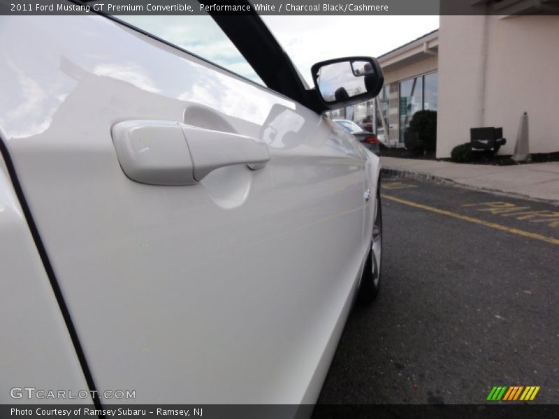Performance White / Charcoal Black/Cashmere 2011 Ford Mustang GT Premium Convertible
