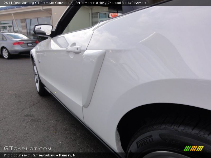 Performance White / Charcoal Black/Cashmere 2011 Ford Mustang GT Premium Convertible