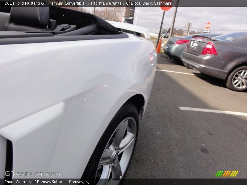 Performance White / Charcoal Black/Cashmere 2011 Ford Mustang GT Premium Convertible