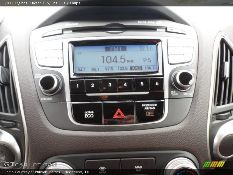 Audio System of 2012 Tucson GLS