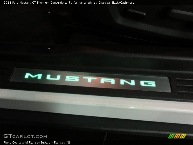 Performance White / Charcoal Black/Cashmere 2011 Ford Mustang GT Premium Convertible