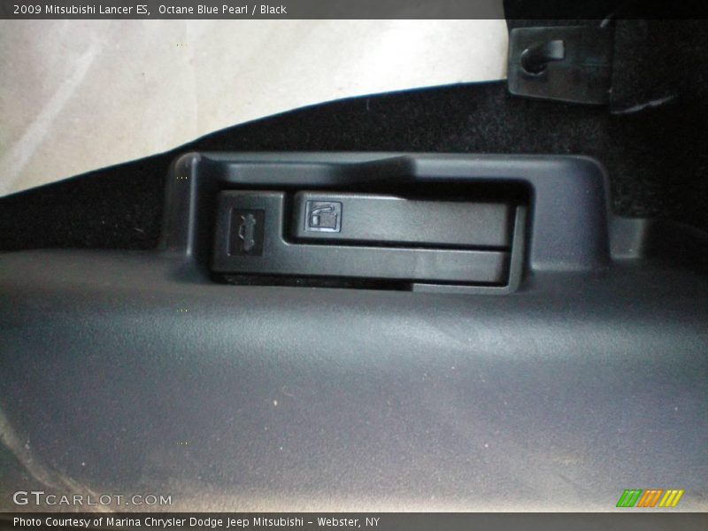 Octane Blue Pearl / Black 2009 Mitsubishi Lancer ES
