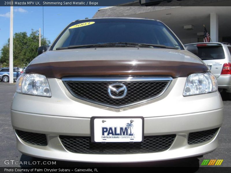 Shimmering Sand Metallic / Beige 2003 Mazda MPV LX