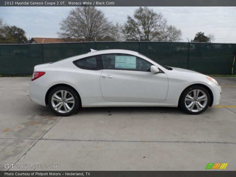 2012 Genesis Coupe 2.0T Monaco White