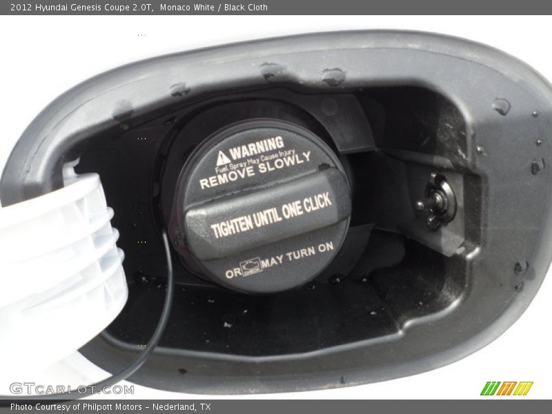 Monaco White / Black Cloth 2012 Hyundai Genesis Coupe 2.0T