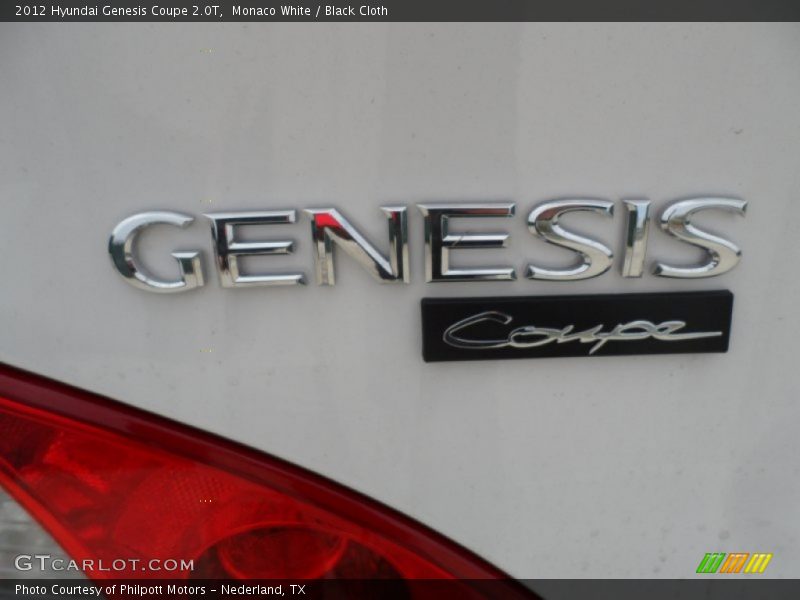  2012 Genesis Coupe 2.0T Logo