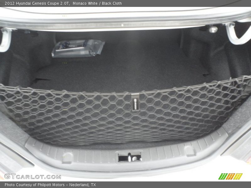 Monaco White / Black Cloth 2012 Hyundai Genesis Coupe 2.0T