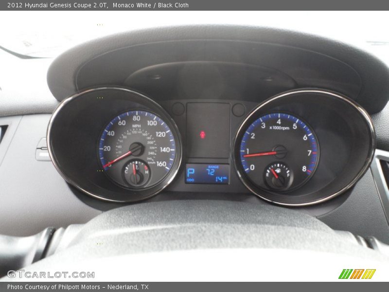  2012 Genesis Coupe 2.0T 2.0T Gauges