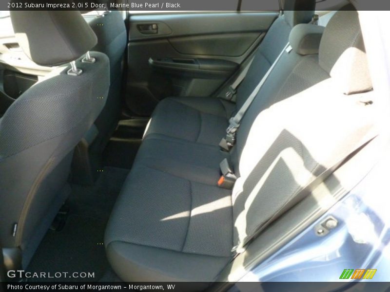 Marine Blue Pearl / Black 2012 Subaru Impreza 2.0i 5 Door