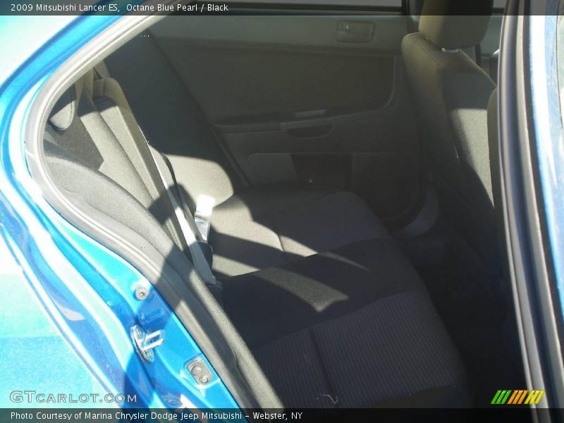 Octane Blue Pearl / Black 2009 Mitsubishi Lancer ES