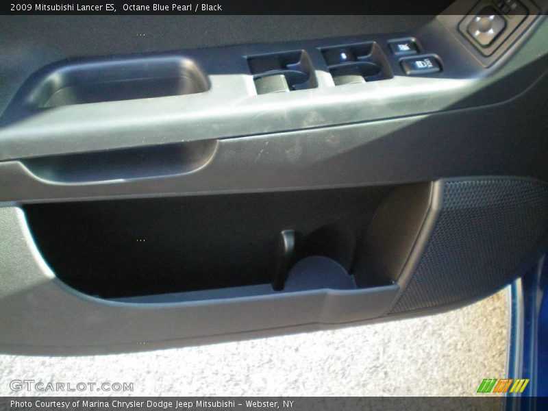 Octane Blue Pearl / Black 2009 Mitsubishi Lancer ES