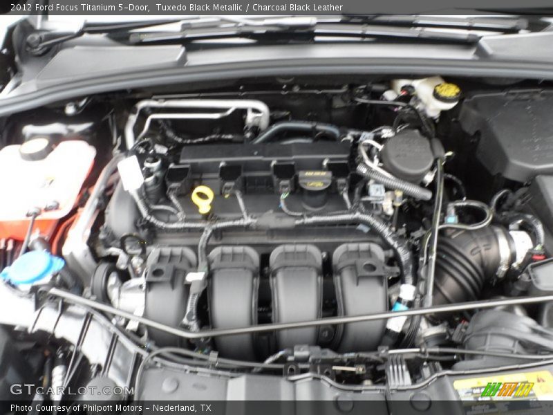 Tuxedo Black Metallic / Charcoal Black Leather 2012 Ford Focus Titanium 5-Door