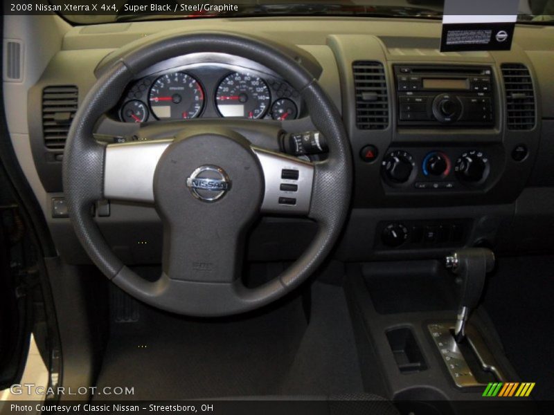 Super Black / Steel/Graphite 2008 Nissan Xterra X 4x4