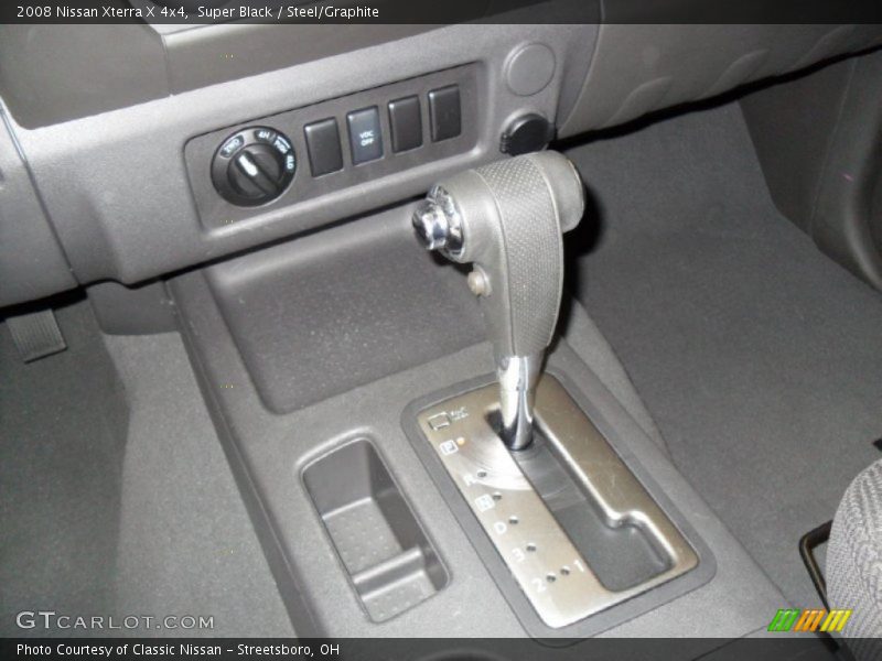 Super Black / Steel/Graphite 2008 Nissan Xterra X 4x4