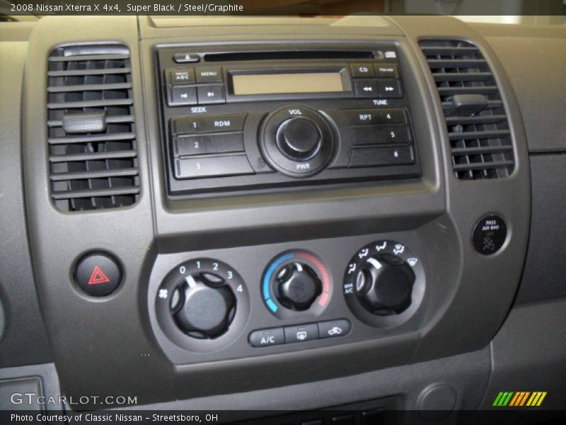 Super Black / Steel/Graphite 2008 Nissan Xterra X 4x4