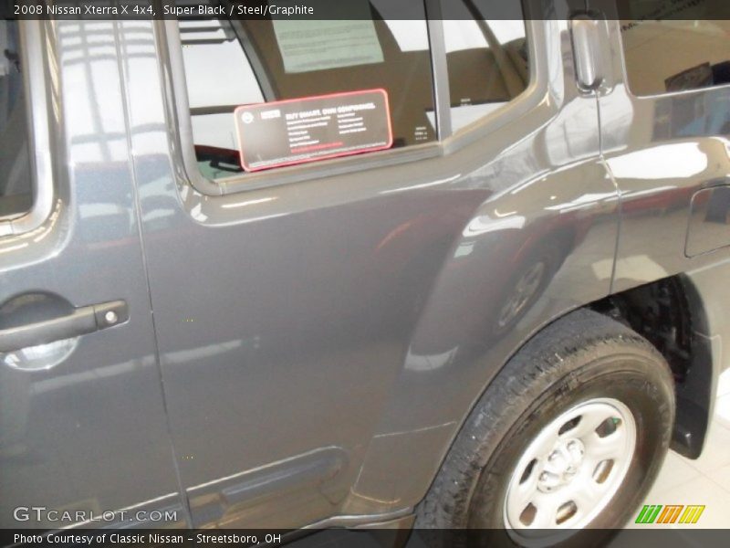 Super Black / Steel/Graphite 2008 Nissan Xterra X 4x4