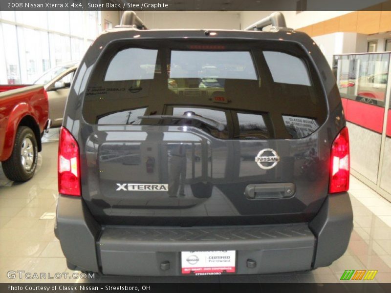 Super Black / Steel/Graphite 2008 Nissan Xterra X 4x4