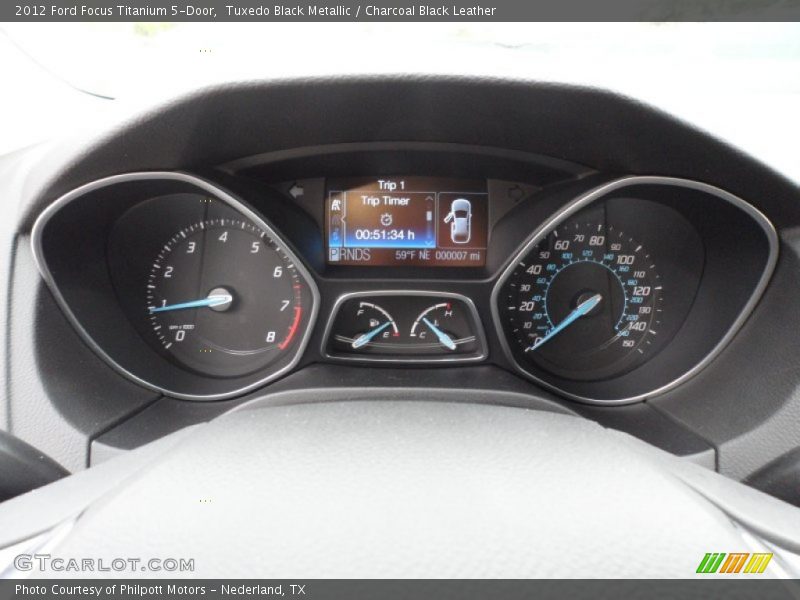 2012 Focus Titanium 5-Door Titanium 5-Door Gauges
