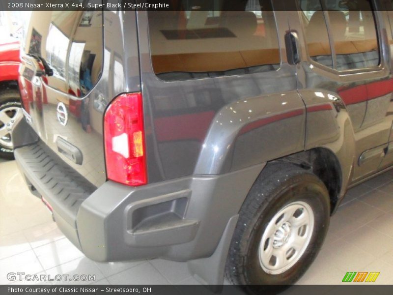 Super Black / Steel/Graphite 2008 Nissan Xterra X 4x4