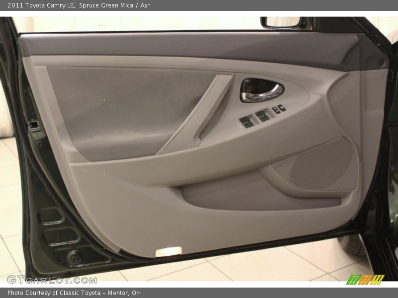 Spruce Green Mica / Ash 2011 Toyota Camry LE