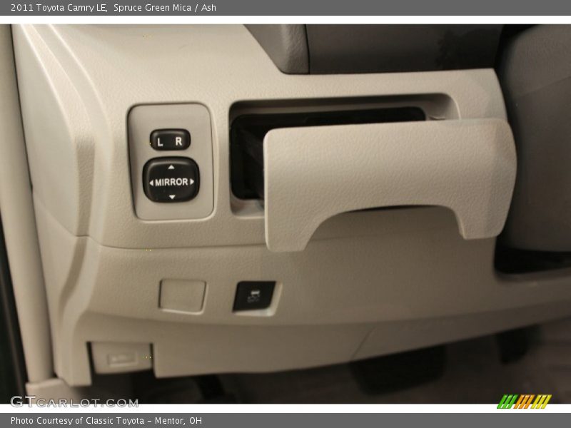Spruce Green Mica / Ash 2011 Toyota Camry LE