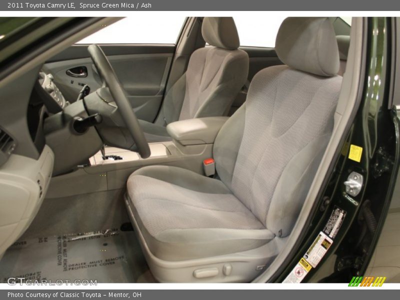 Spruce Green Mica / Ash 2011 Toyota Camry LE