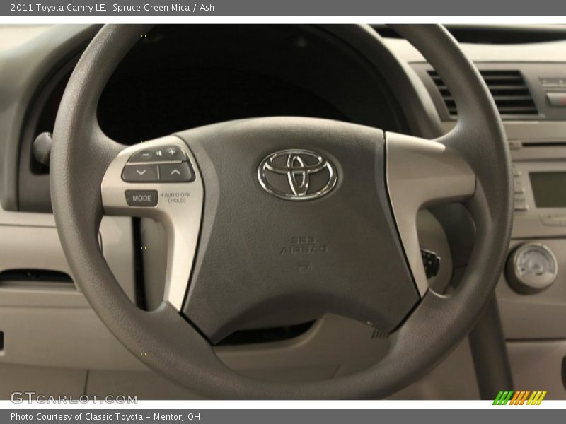 Spruce Green Mica / Ash 2011 Toyota Camry LE