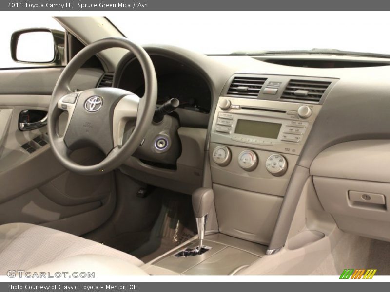 Spruce Green Mica / Ash 2011 Toyota Camry LE
