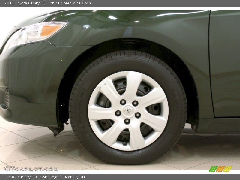 Spruce Green Mica / Ash 2011 Toyota Camry LE