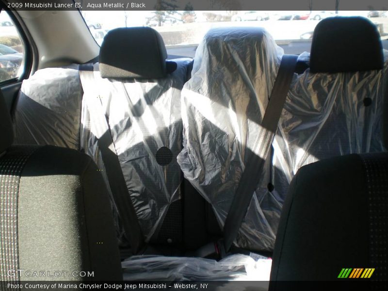 Aqua Metallic / Black 2009 Mitsubishi Lancer ES