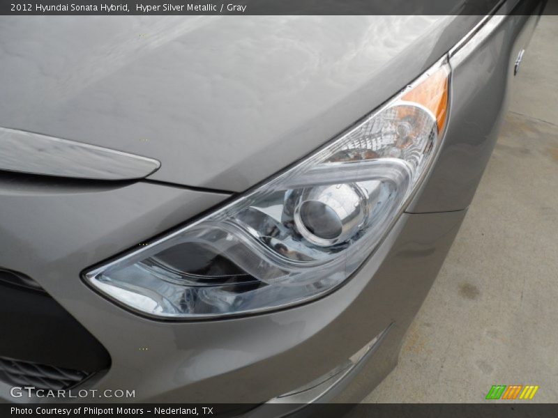 Hyper Silver Metallic / Gray 2012 Hyundai Sonata Hybrid