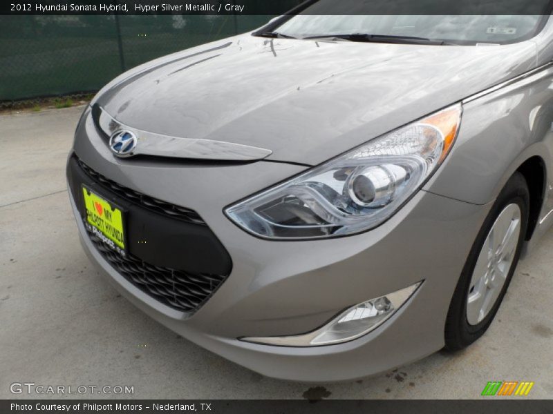 Hyper Silver Metallic / Gray 2012 Hyundai Sonata Hybrid