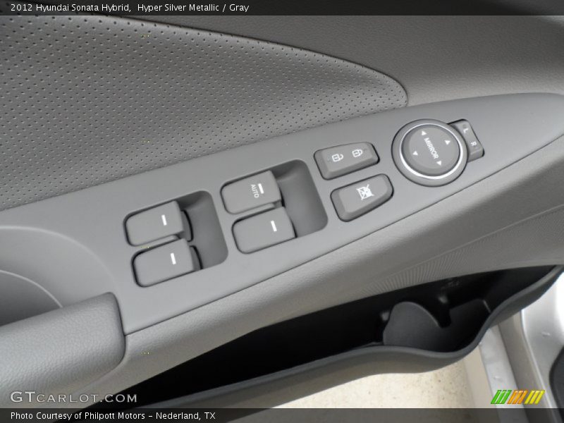 Hyper Silver Metallic / Gray 2012 Hyundai Sonata Hybrid