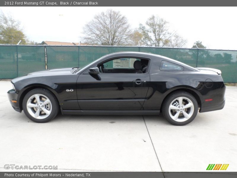 Black / Charcoal Black 2012 Ford Mustang GT Coupe