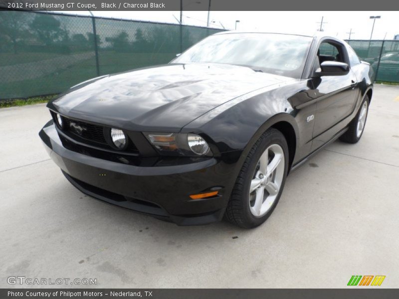 Black / Charcoal Black 2012 Ford Mustang GT Coupe