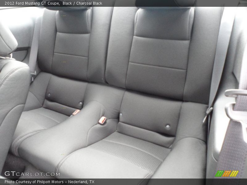 Rear Seat of 2012 Mustang GT Coupe