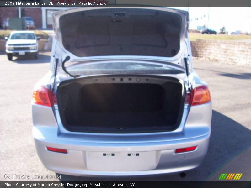 Apex Silver Metallic / Black 2009 Mitsubishi Lancer DE
