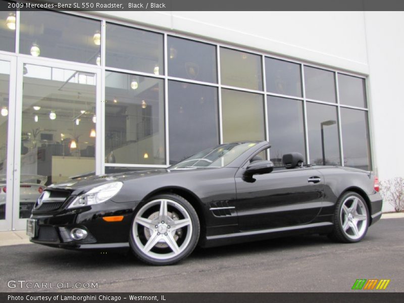 Front 3/4 View of 2009 SL 550 Roadster