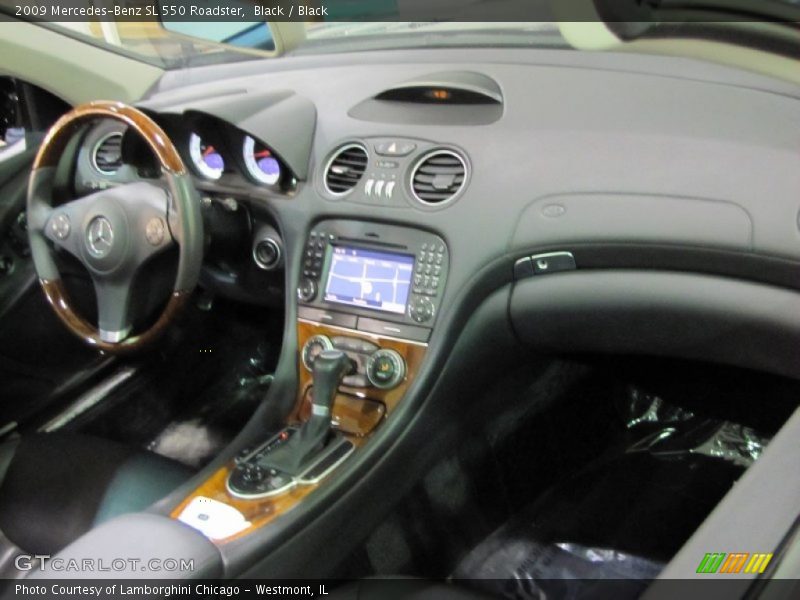 Black / Black 2009 Mercedes-Benz SL 550 Roadster