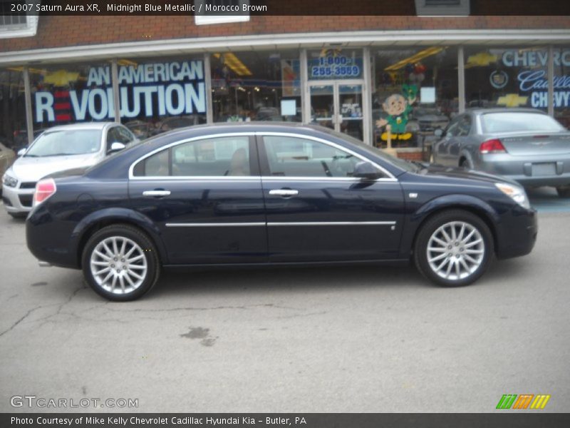 Midnight Blue Metallic / Morocco Brown 2007 Saturn Aura XR